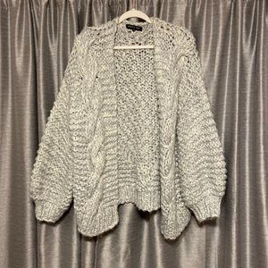 Chunky knit cardigan